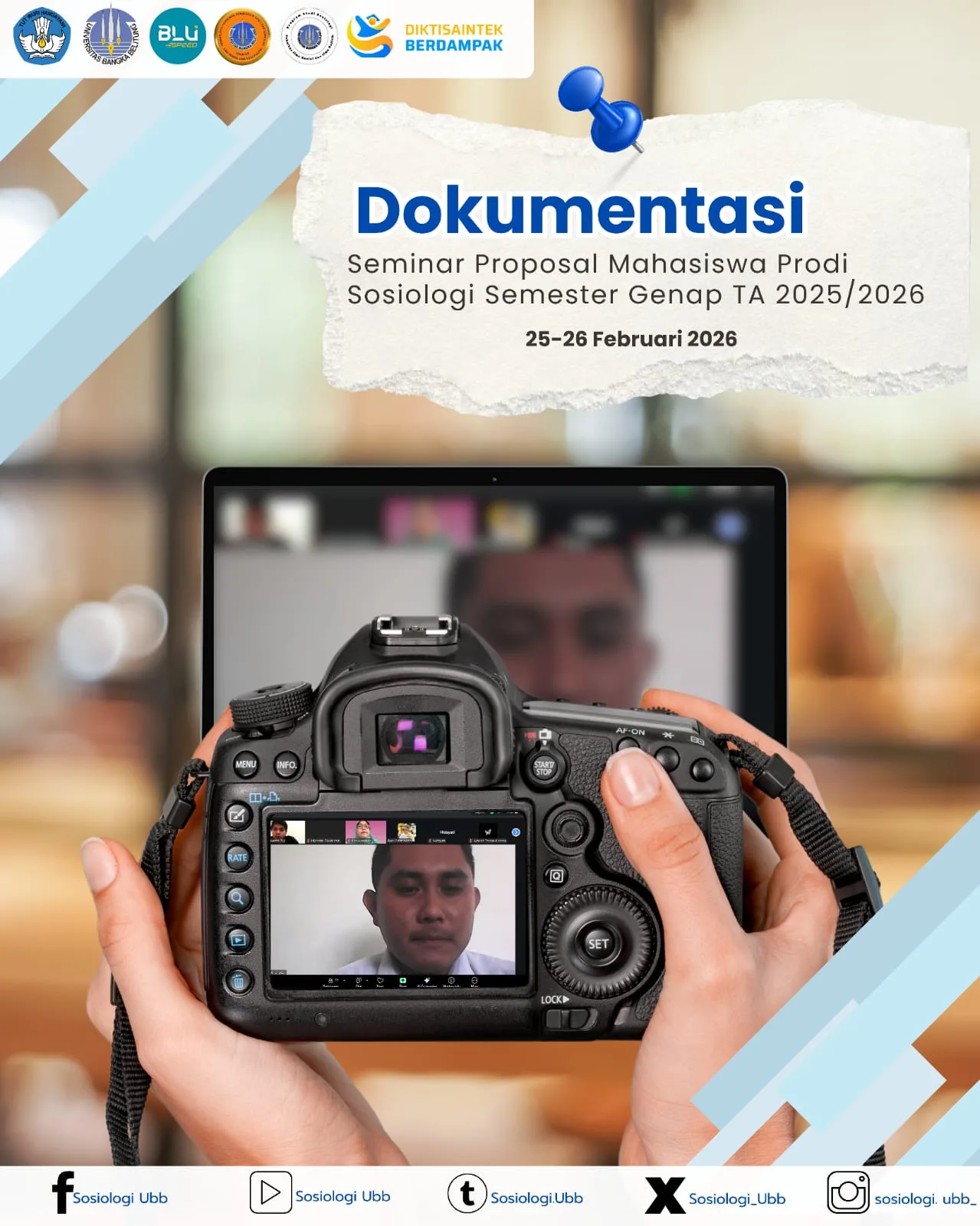 Seminar Proposal Skripsi Tahap I Genap 2025/2026 Prodi Sosiologi :Menguji Gagasan, Memperkuat Akademik