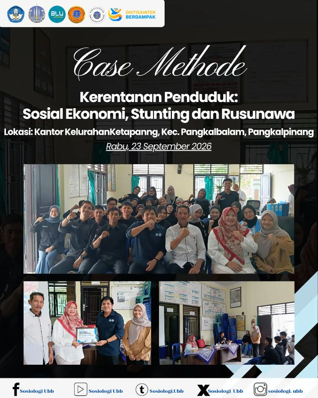 Implementasi Case Method Mata Kuliah Demografi dan Kependudukan di Kelurahan Ketapang
