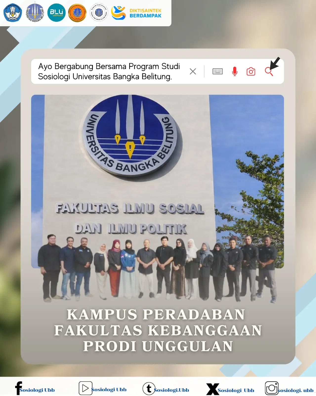 Menuju SNBT 2026: Mengapa Materi Ujian Menjadi Kunci Sukses Kuliah di Sosiologi UBB?