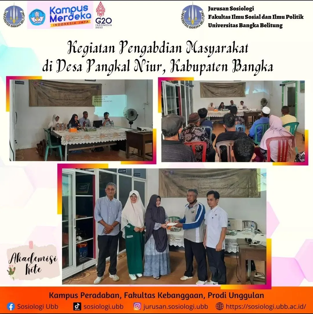 Kegiatan Pengabdian Masyarakat FISIP UBB di Desa Pangkal Niur